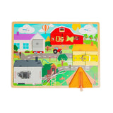 Bigjigs Wooden Life Skills Board