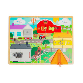 Bigjigs Wooden Life Skills Board