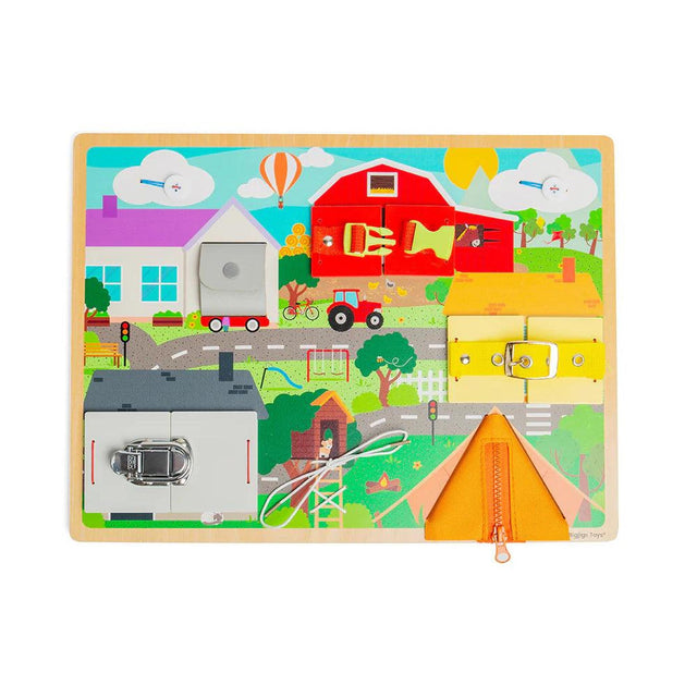 Bigjigs Wooden Life Skills Board