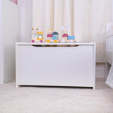 Wooden White Toy Chest