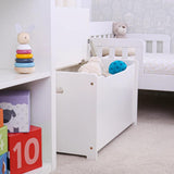 Wooden White Toy Chest