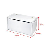 Wooden White Toy Chest