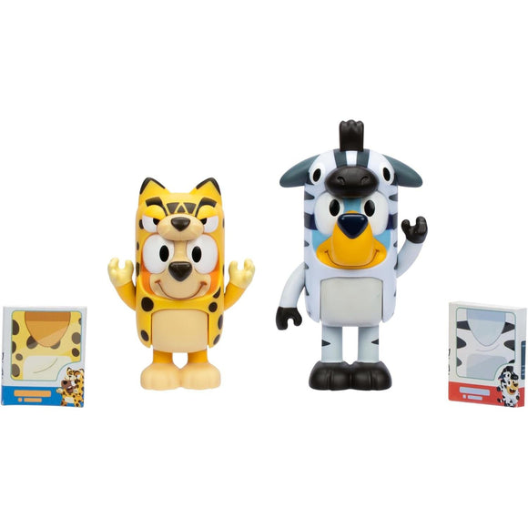 Bluey 2-Figure Pack: Animal Costumes