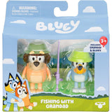 Bluey 2-Figure Pack: Fishing with Grandad