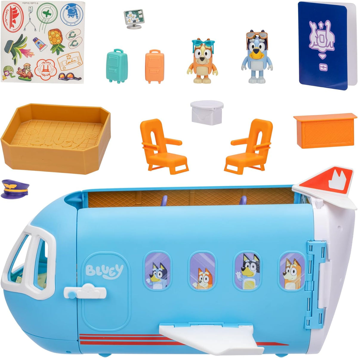 Bluey 3-in-1 Transforming Plane Playset