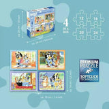 Bluey 4-in-a-Box Puzzles