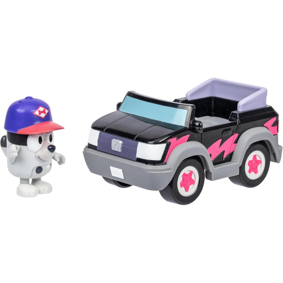 Bluey Pizza Girls Vehicle with Muffin