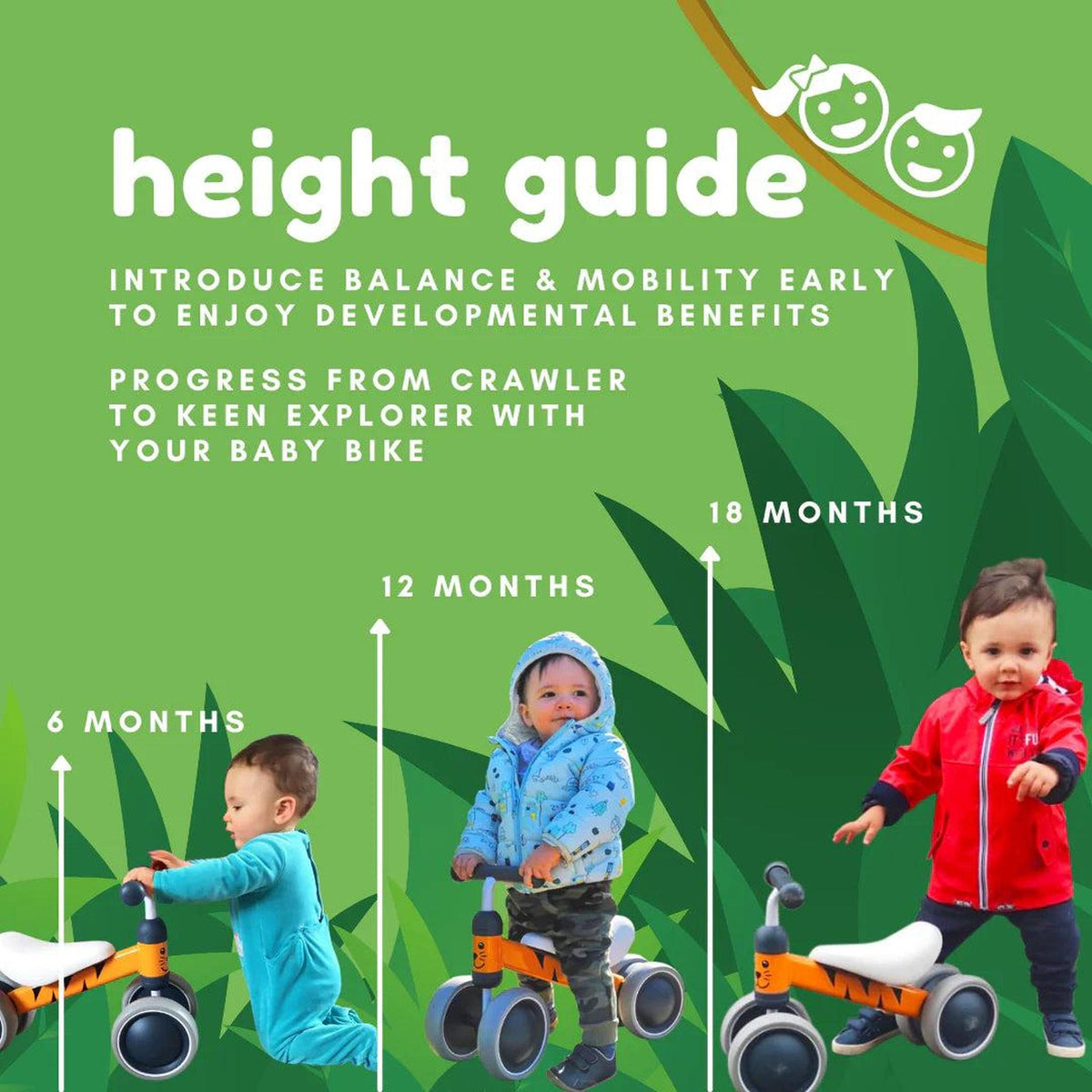Boldcube Baby Balance Bike - Ladybird