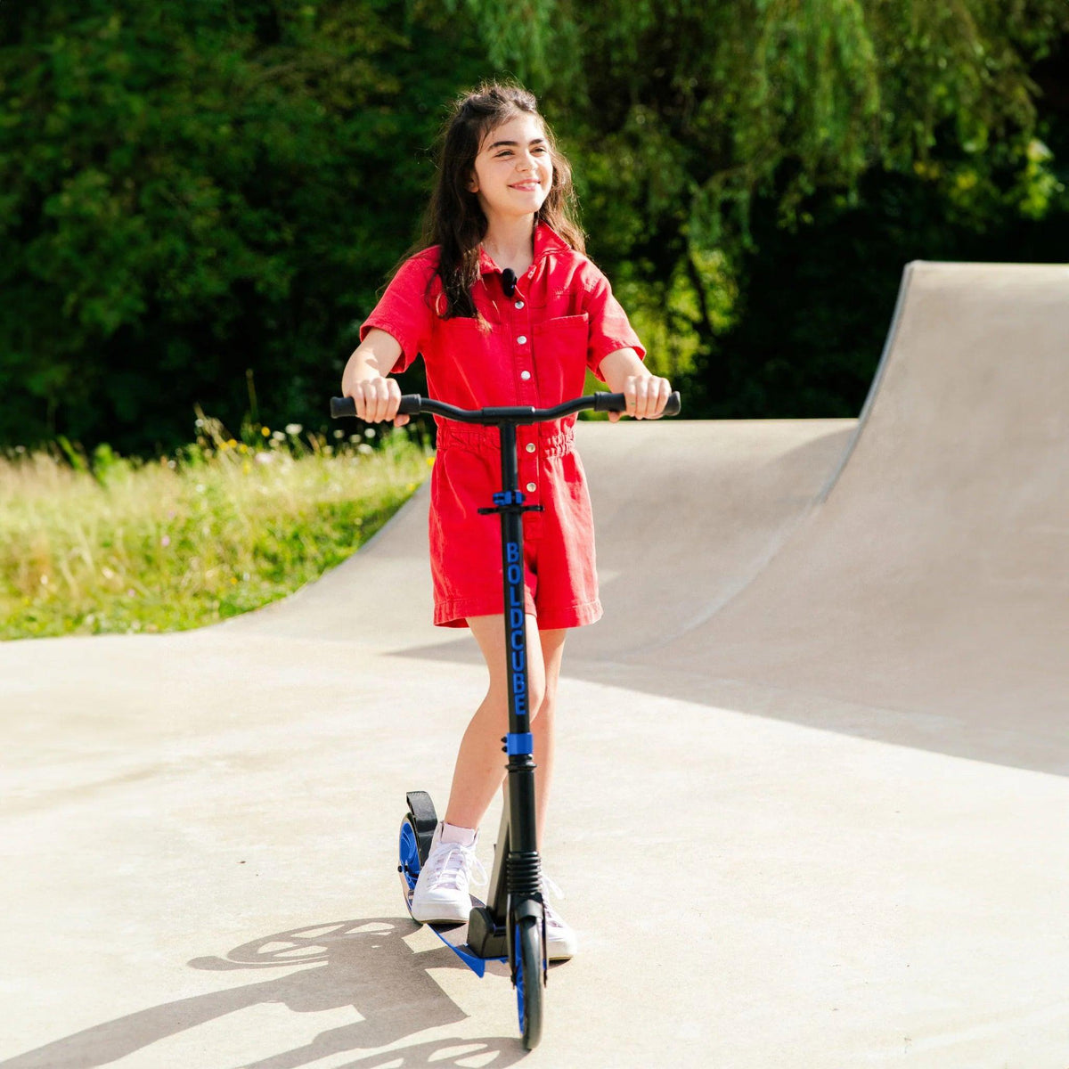 Boldcube Big 2 Wheel Scooter Deep Blue