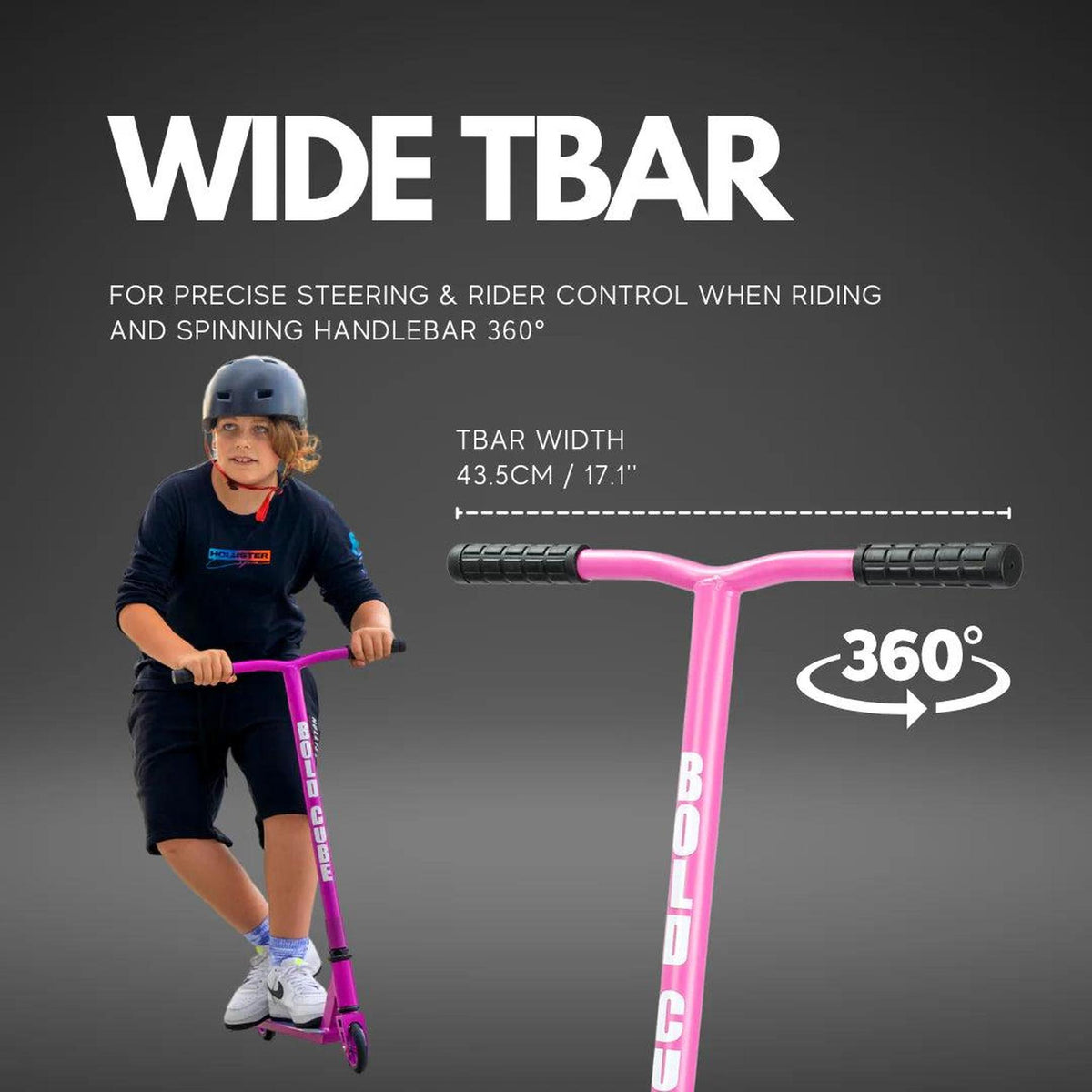Boldcube Stunt Scooter Navy Blue