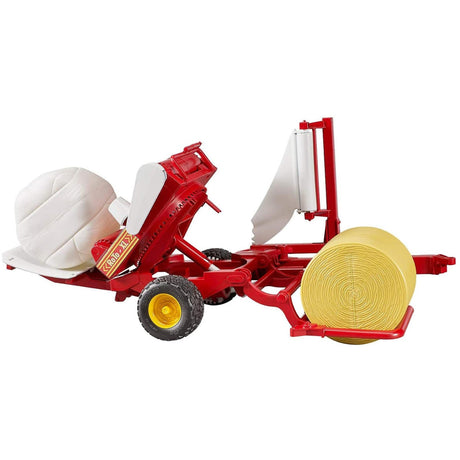 Bruder 2122 Bale Wrapper with Bales