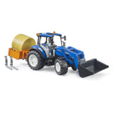Bruder 2187 New Holland T5.120 with Front loader & Transport Box