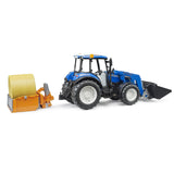 Bruder 2187 New Holland T5.120 with Front loader & Transport Box