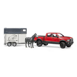 Bruder 2501 Ram 2500 Power Wagon with Horse Trailer and Horse