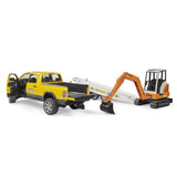 Bruder 2546 RAM Rental Service with Mini Excavator