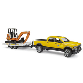 Bruder 2546 RAM Rental Service with Mini Excavator
