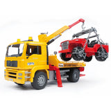 Bruder 2750 MAN TGA Breakdown truck with cross country vehicle