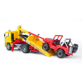 Bruder 2750 MAN TGA Breakdown truck with cross country vehicle