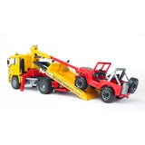 Bruder 2750 MAN TGA Breakdown truck with cross country vehicle