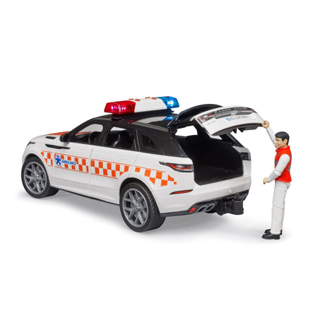 Bruder 2885 Range Rover Velar Ambulance Vehicle with Driver