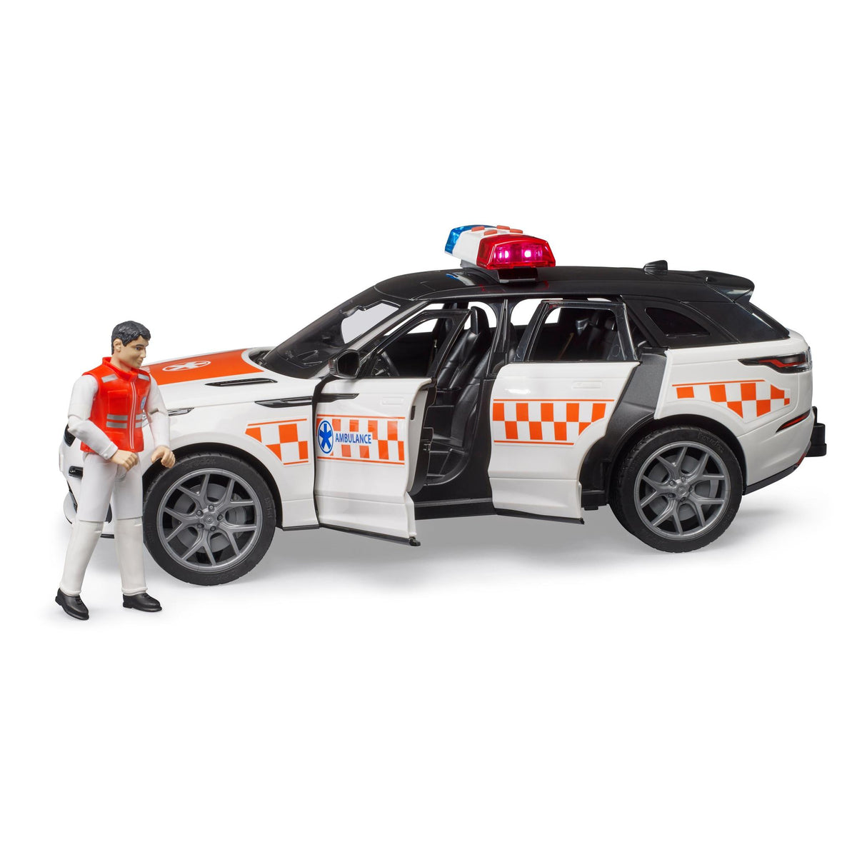 Bruder 2885 Range Rover Velar Ambulance Vehicle with Driver