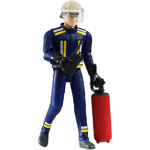 Bruder 60100 Fireman Figure with Accessories