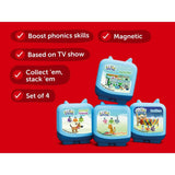 Clever Pocket Tonies: Blue Zoo Alphablocks 4 pack