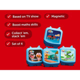 Clever Pocket Tonies: Blue Zoo - Numberblocks 4 pack