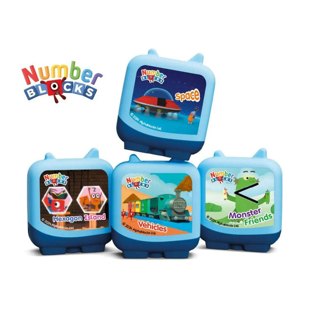Clever Pocket Tonies: Blue Zoo - Numberblocks 4 pack