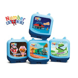 Clever Pocket Tonies: Blue Zoo - Numberblocks 4 pack