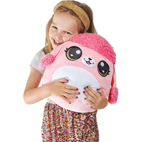CoCo Squishies Pups: Mishmosh the Pink Poodle 30cm