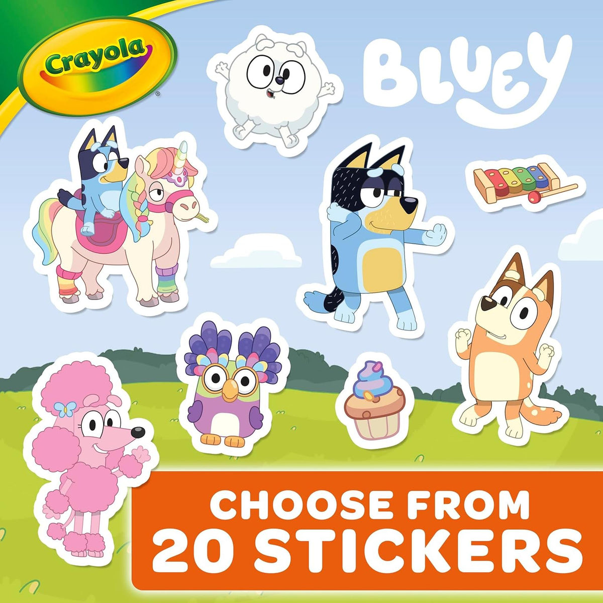 Crayola Bluey 96-page Colouring Book