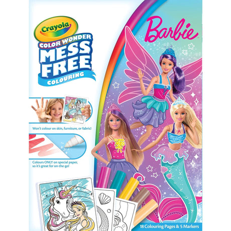 Crayola Colour Wonder Mess-Free Colouring - Barbie