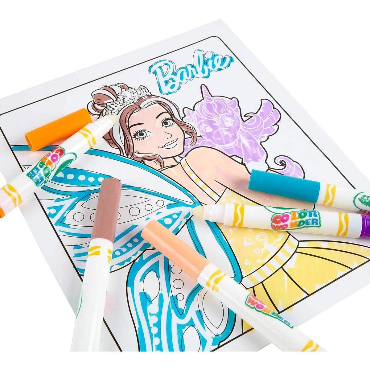 Crayola Colour Wonder Mess-Free Colouring - Barbie