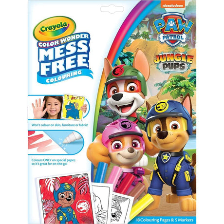 Crayola Colour Wonder Mess Free Colouring Set - PAW Patrol Jungle Pups