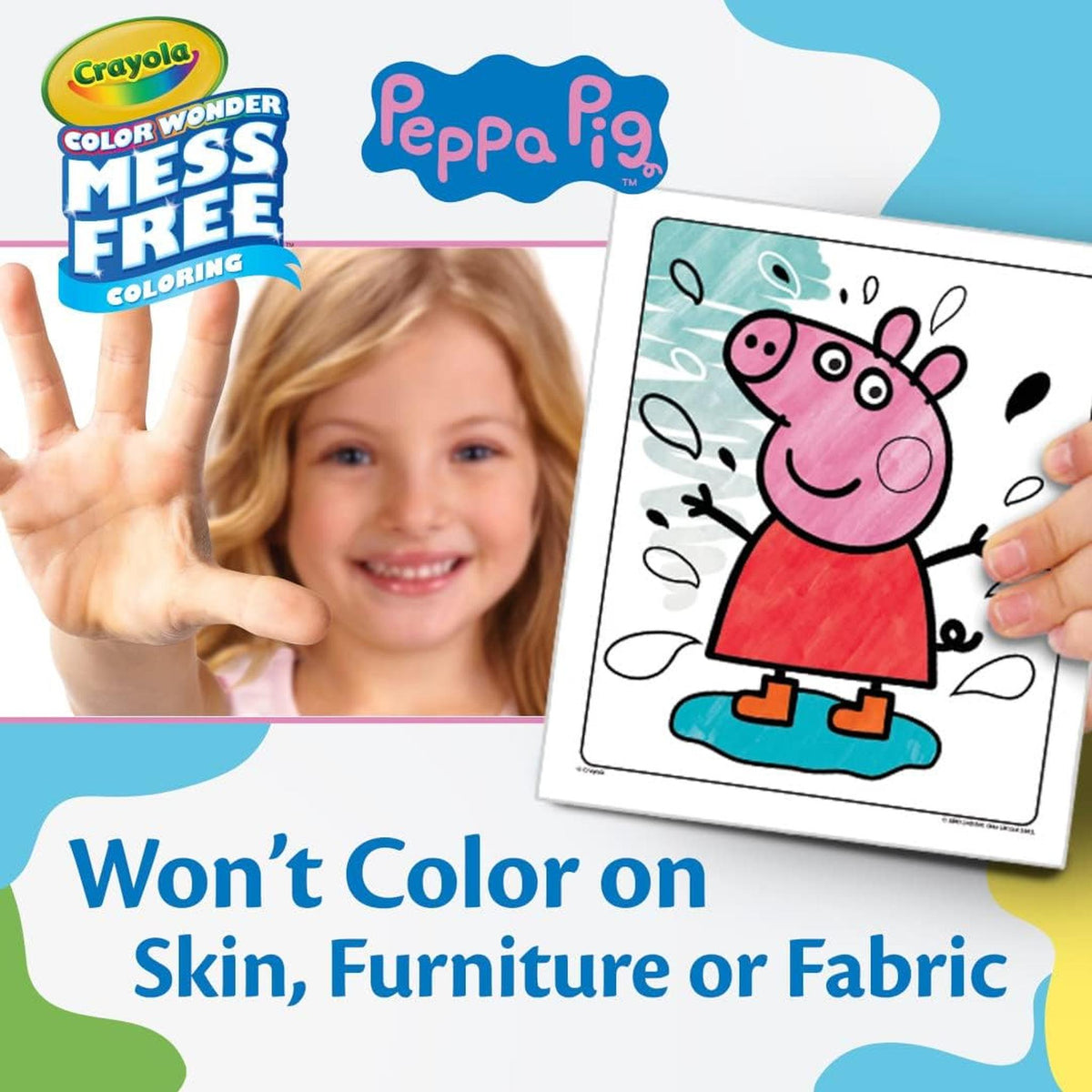 Crayola Colour Wonder Mess Free Colouring Set - Peppa Pig