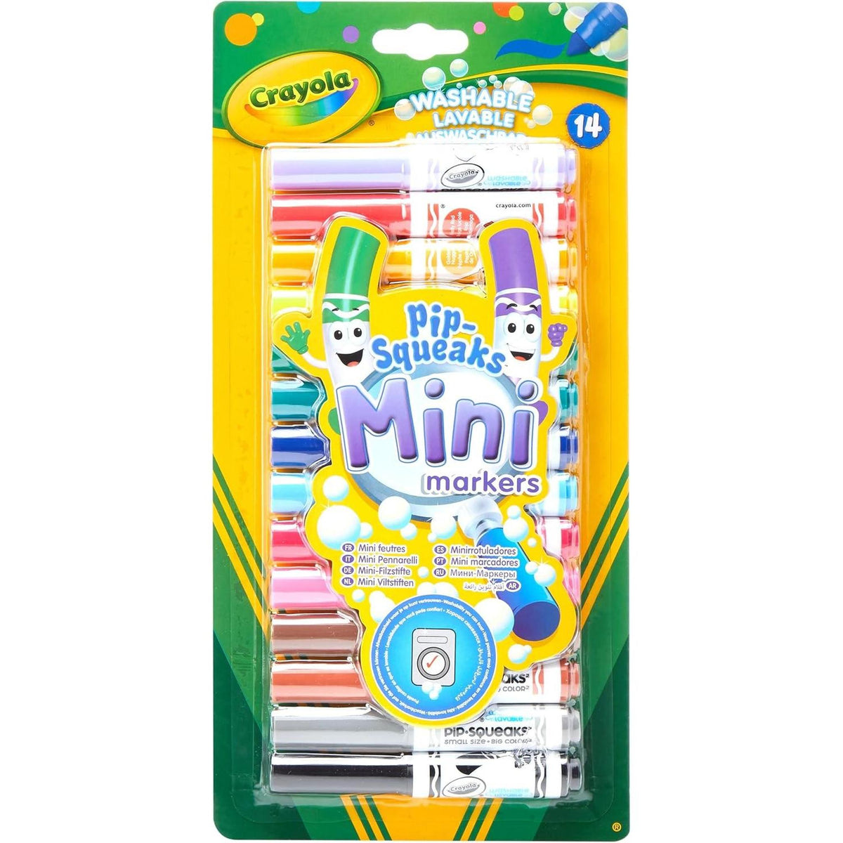 Crayola Pip-Squeaks Mini Washable Markers 14-pack
