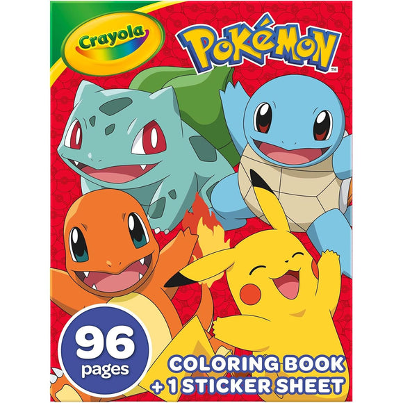 Crayola Pokemon Colouring Book