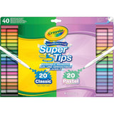 Crayola Supertips Washable Markers 40-pack