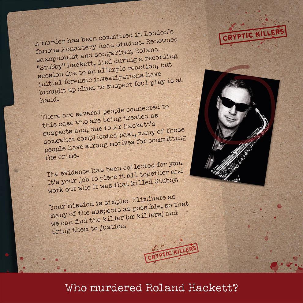 Cryptic Killers Murder of a Musician