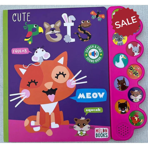 Cute Pets Search & Find Sound Book