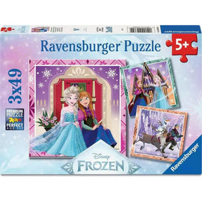 Disney Frozen: 3 x 49-piece Puzzles