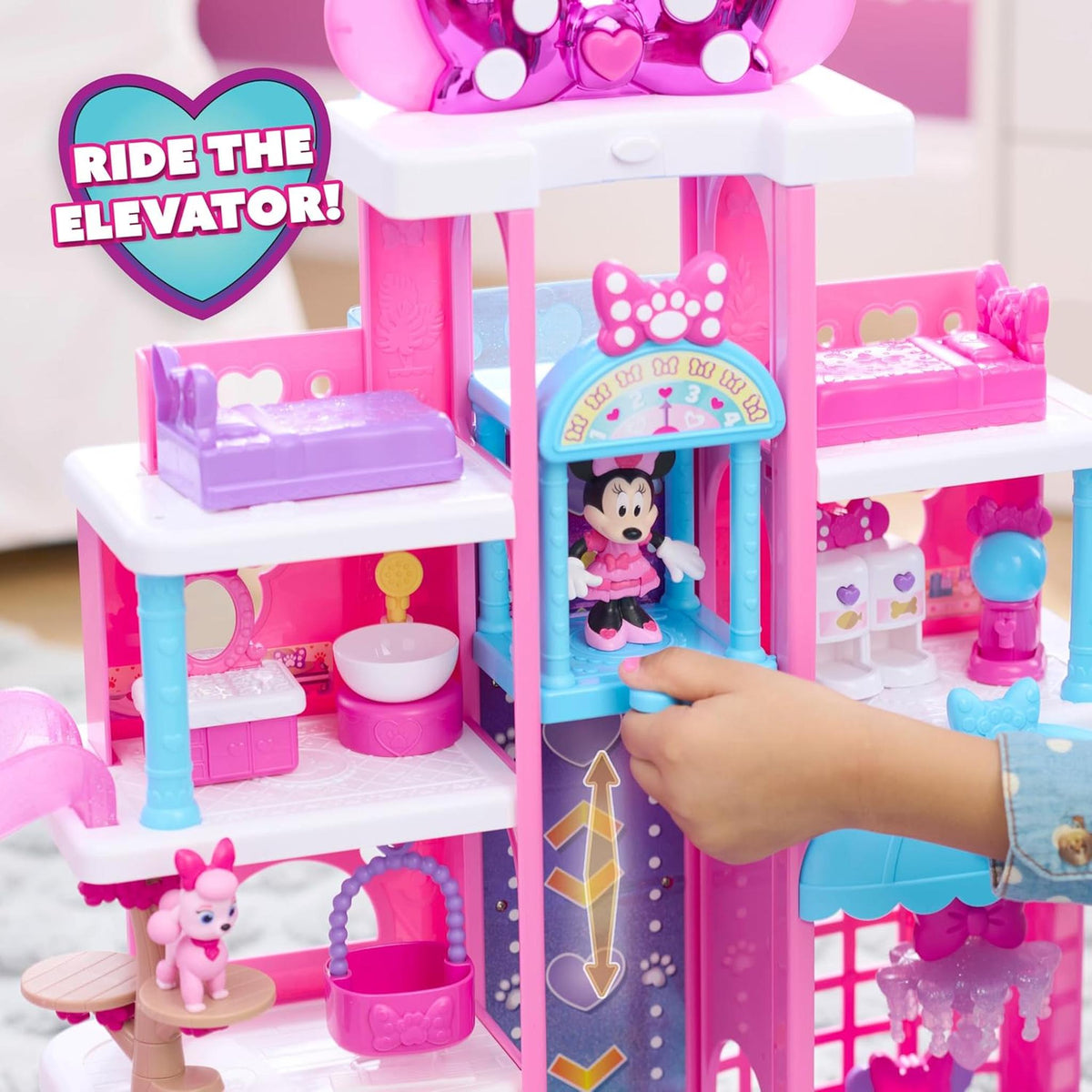 Disney Jr. Minnie Mouse Pet Hotel Playset