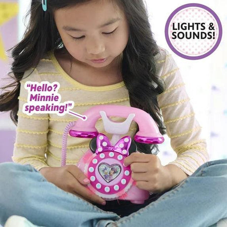 Disney Jr. Minnie Mouse Ring Me Rotary Phone
