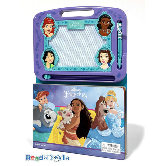 Disney Princess Activity Story Book with Magnetic Drawing Pad
