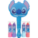 Disney Stitch 4-Pack Lip Balm with Light-Up Mirror