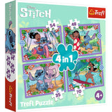 Disney Stitch 4-in-1 Puzzles