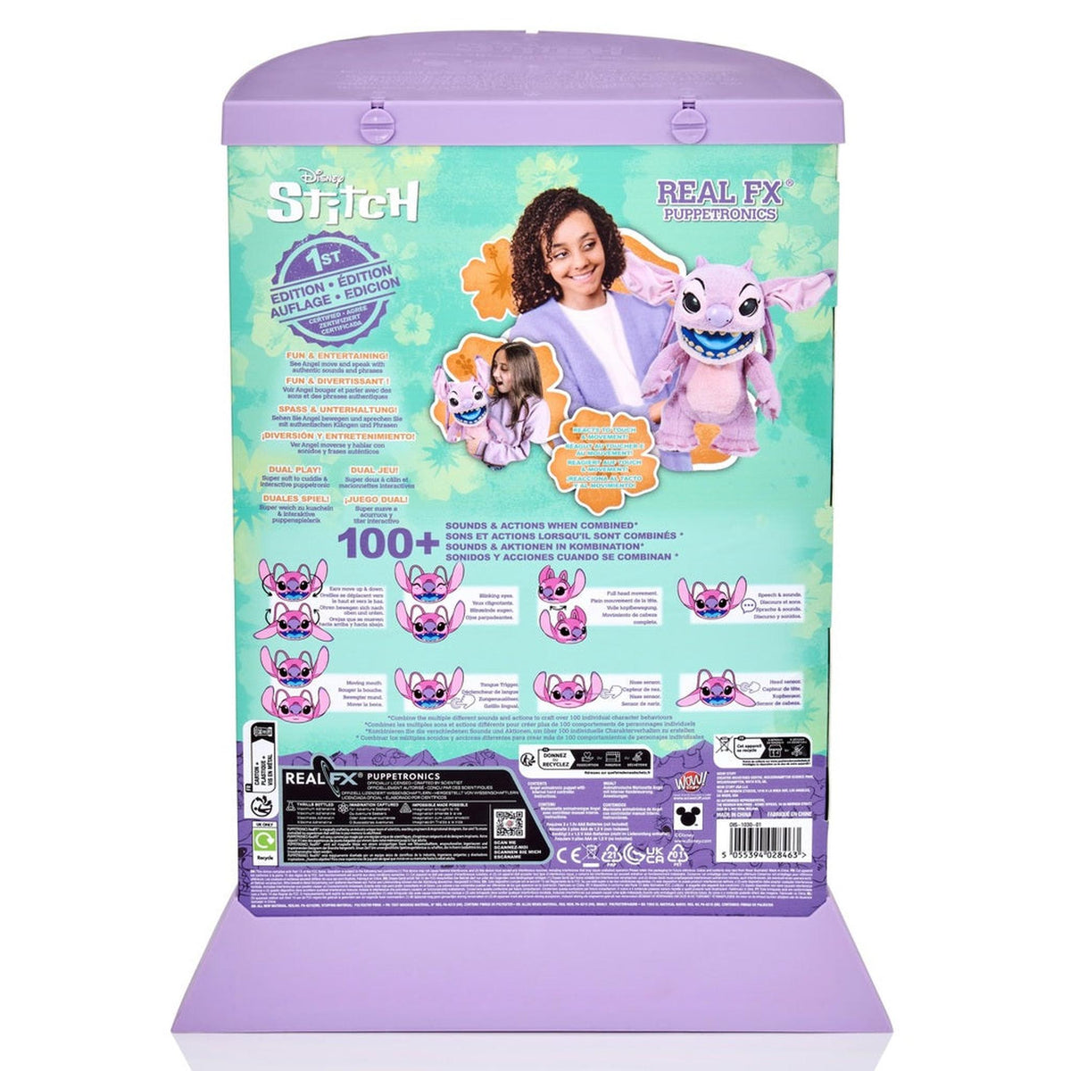 Disney Stitch Angel Real FX Puppet Interactive Toy