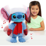 Disney Stitch Holiday Dancing Feature Plush