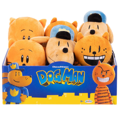 Dog Man Plush 9", Assorted